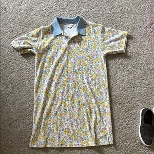 Floral Kids Polo Shirt - Multicolor